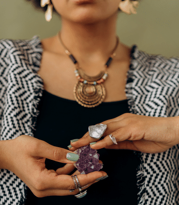 Use crystals to protect yourself as an empath