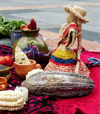 An offering for Pachamama 